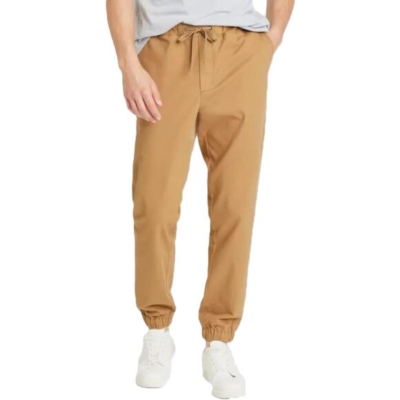 Goodfellow Dapper Brown Athletic Fit Drawstring Joggers Pants -- Men's XS 29/30 - Picture 1 of 5